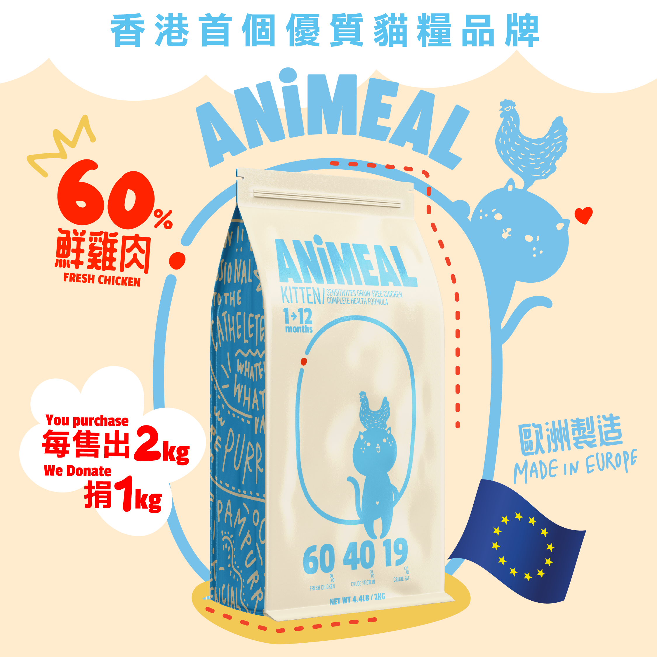 ADULT CAT_Sensitivities grain-free chicken comprehensive formula for adult cats