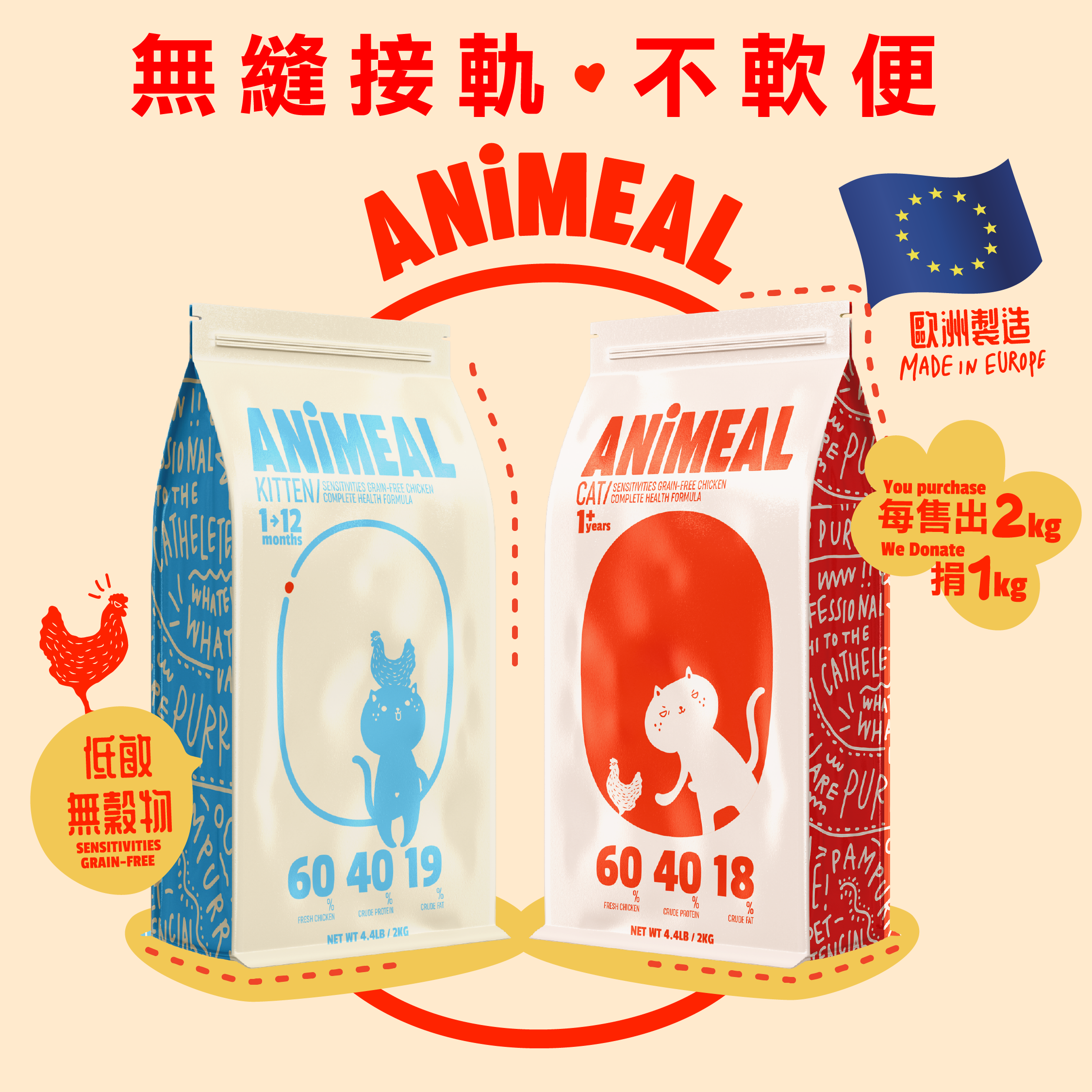 ADULT CAT_Sensitivities grain-free chicken comprehensive formula for adult cats