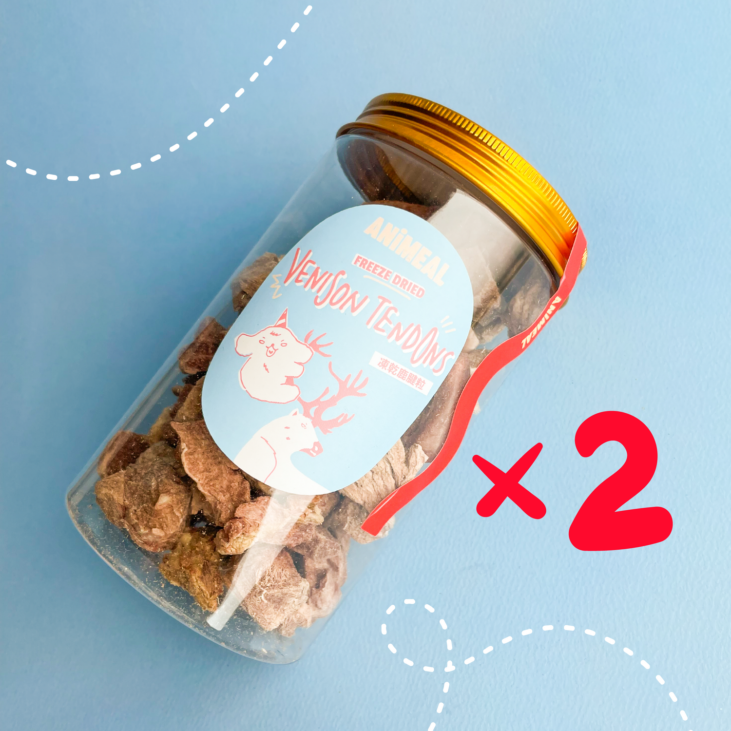 Freeze Dried Venison Tendons