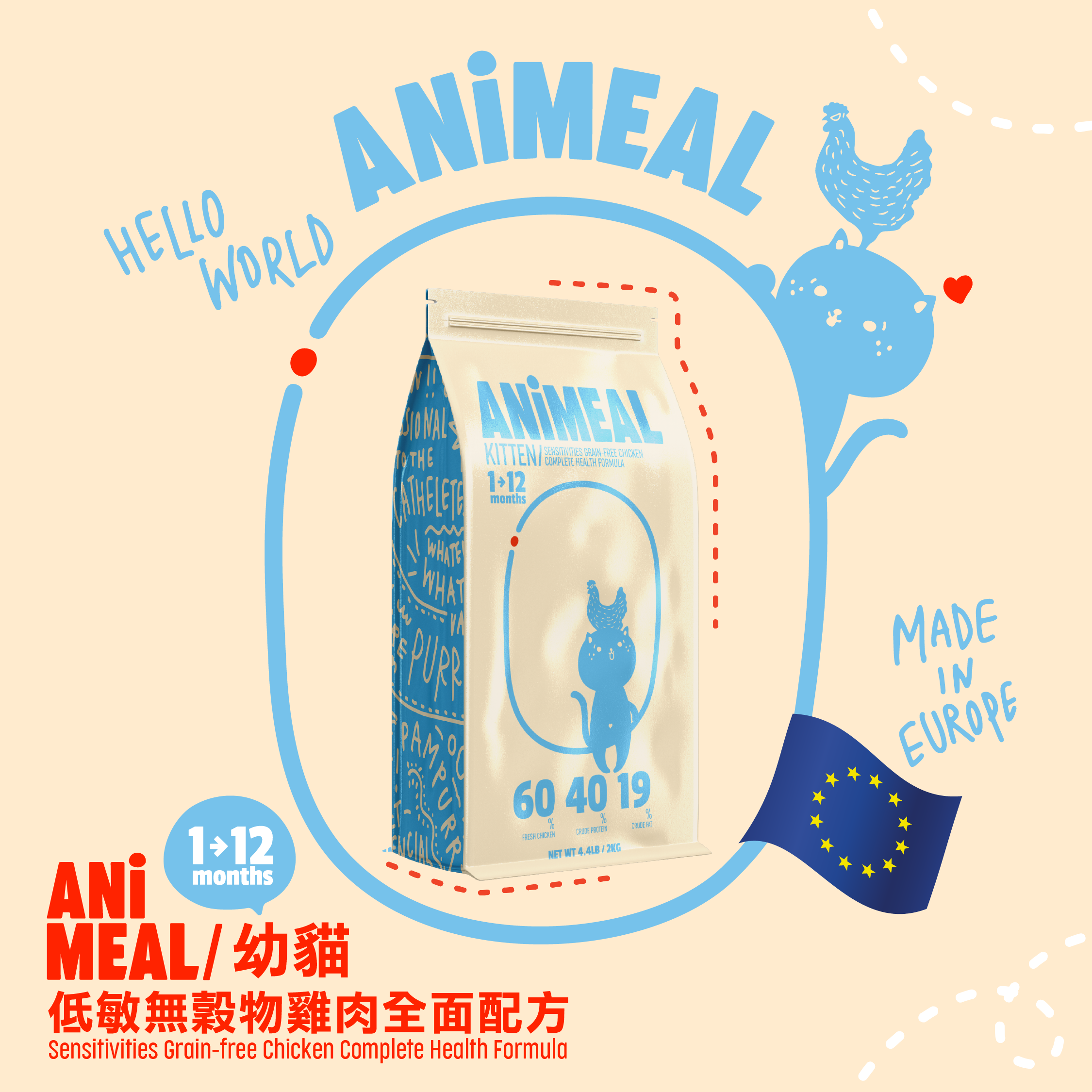 【Stray Animal Dairy】Proxy Donate 3kg of cat food｜Dry Food needed