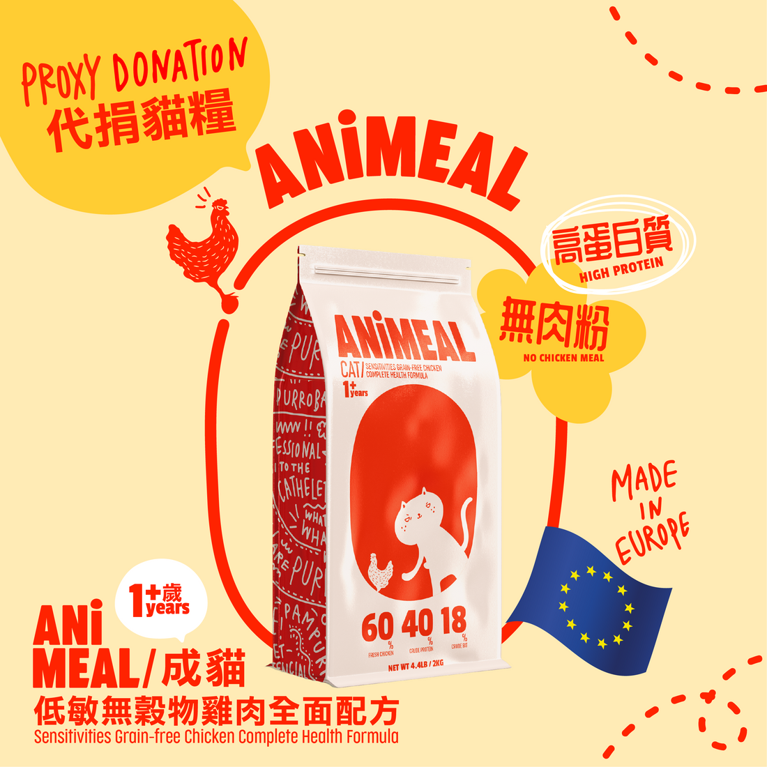 【Stray Animal Dairy】Proxy Donate 3kg of cat food｜Dry Food needed