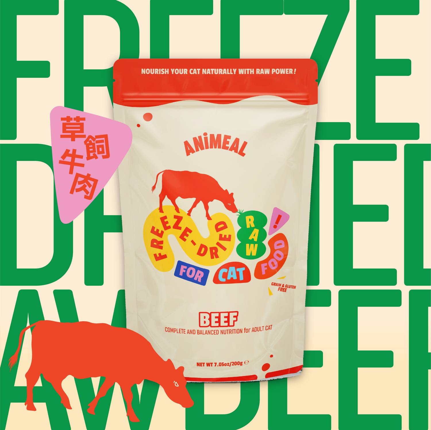 ADULT CAT | Freeze Dried Raw food